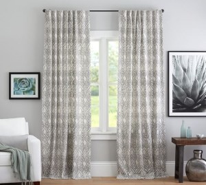 Lets face it window treatments are a huge investment check out these IKAT drapes for only 54.00